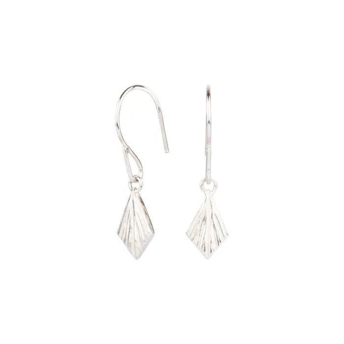 Corey Egan Flame Silver Dangle Earrings Earrings