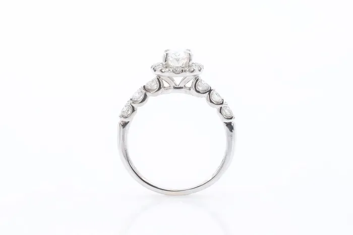 Crown Jewels Coin Rings 101 ct oval Engagement ring