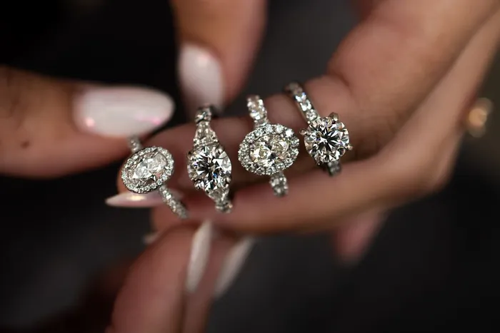 Crown Jewels Coin Rings 101 ct oval Engagement ring