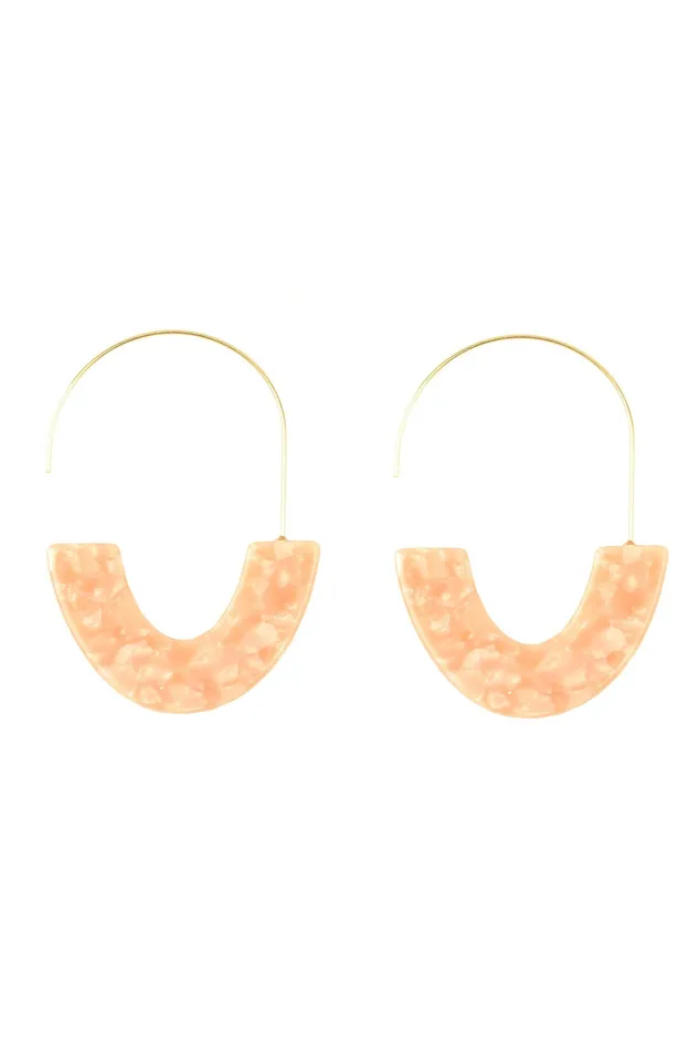 Earrings Eye Candy LA Camilla Earrings Blush
