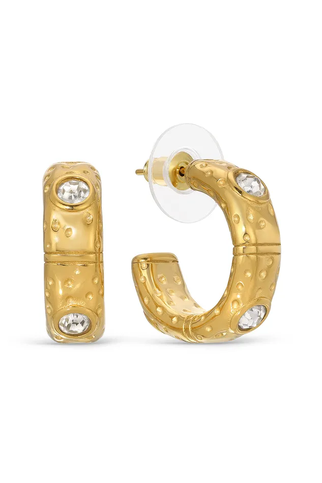 Earrings Eye Candy LA Emma Hammer Loop Earrings