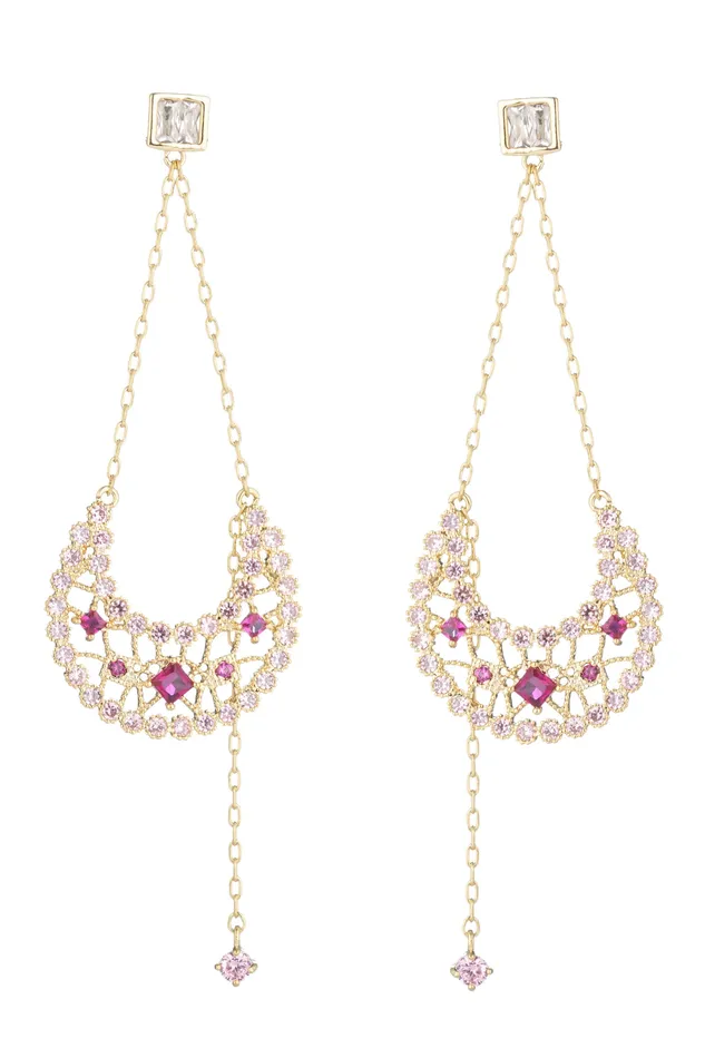 Earrings Eye Candy LA Mahtab CZ Earrings