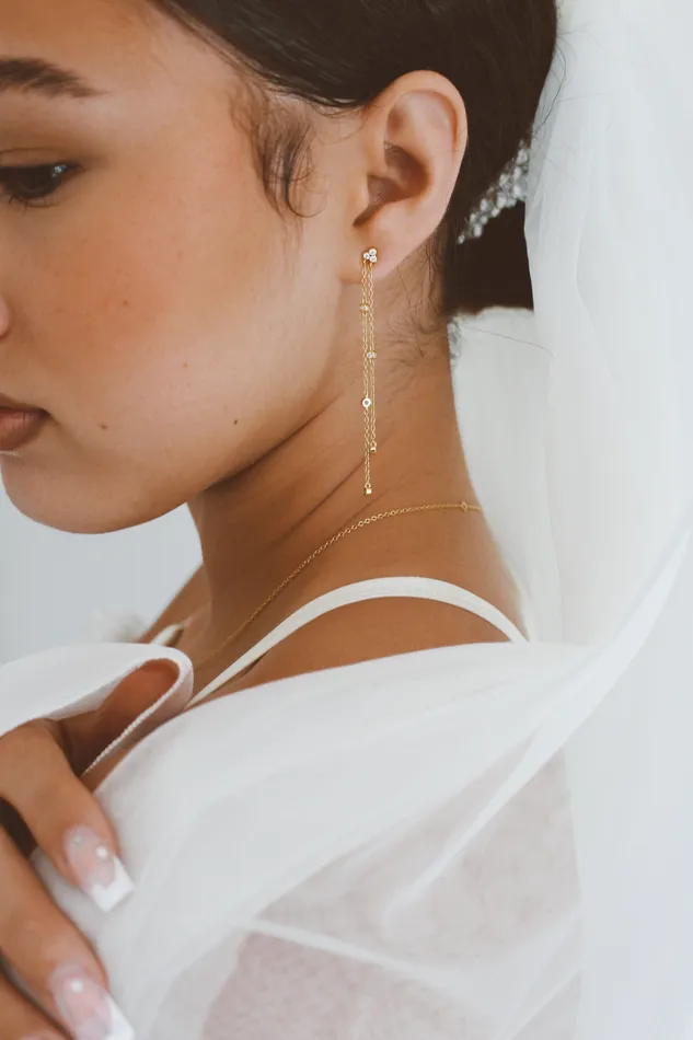 Earrings Jay Kay Braids and Bridal Leon Earring