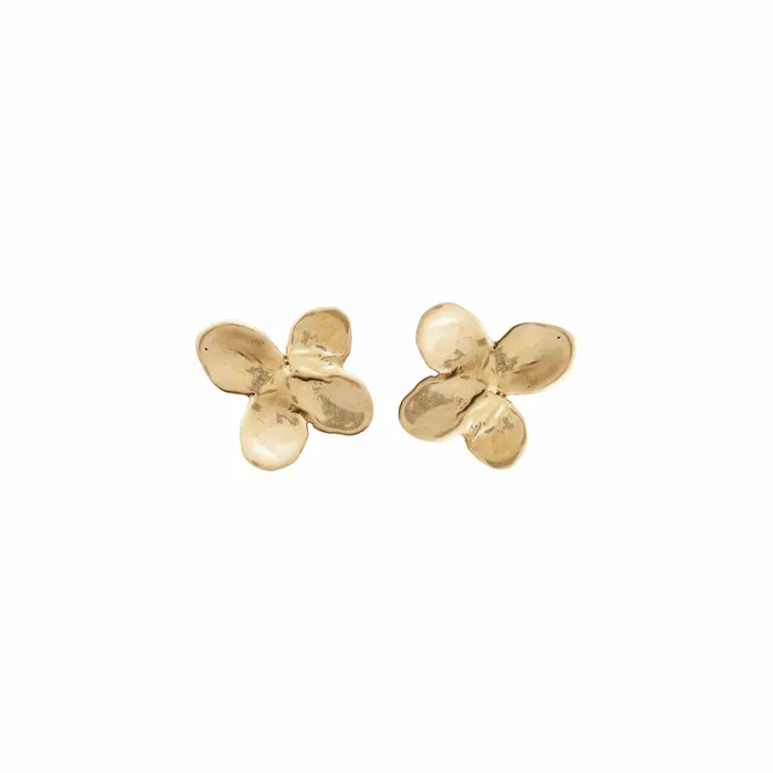 Earrings Julie Cohn Design HYDRANGEA BRONZE EARRING
