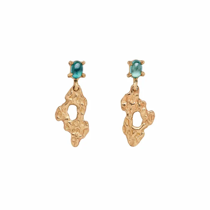 Earrings Julie Cohn Design PETITE REEF BRONZE TOPAZ EARRINGS