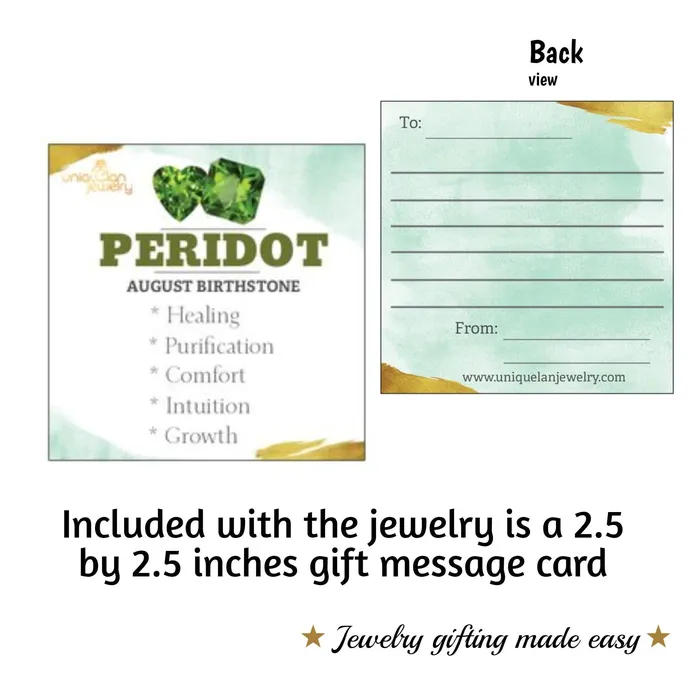 Earrings Real Peridot Drop Earrings Uniquelan Jewelry