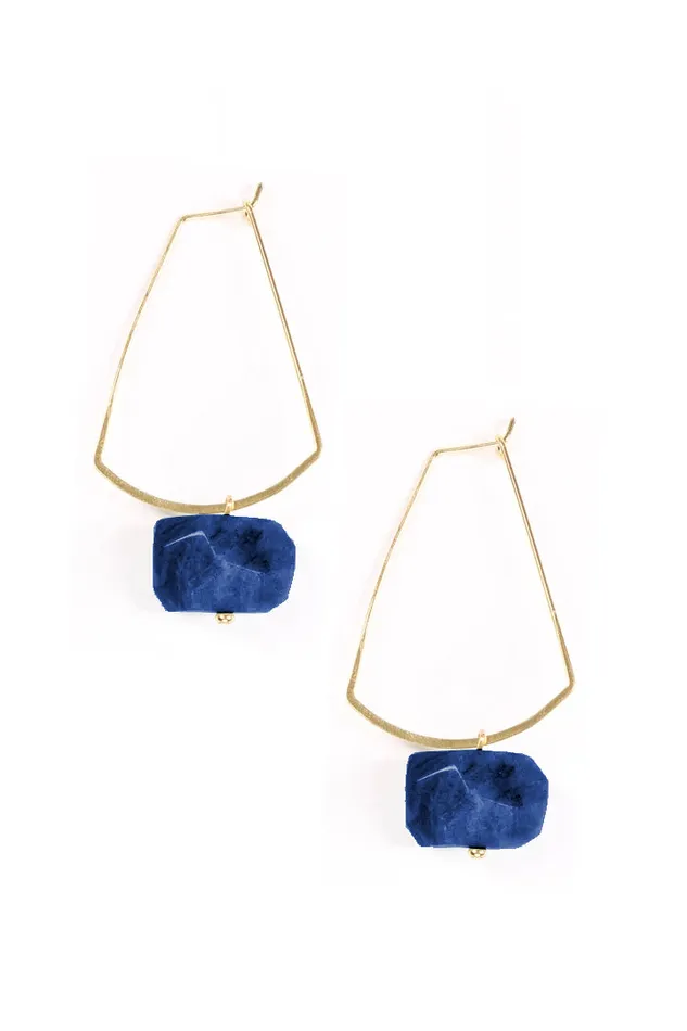 Earrings Sofia Lapis Earrings Eye Candy LA