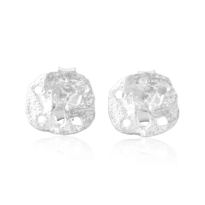 Earrings Teeda E2010 Sand Dollar Post Earrings