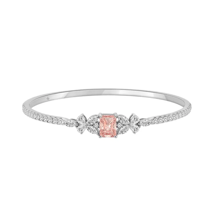 Ethos Rings 14K WHITE GOLD 3 14CT ROUNDPEARMARQUISEPINK RADIANT DIAMOND LADIES BANGLE CENTER STONE RADIANT DIAMOND 1 12CT Ethos Rings 14K WHITE GOLD 3 14CT ROUNDPEARMARQUISEPINK RADIANT DIAMOND LADIES BANGLE CENTER STONE RADIANT DIAMOND 1 12CT