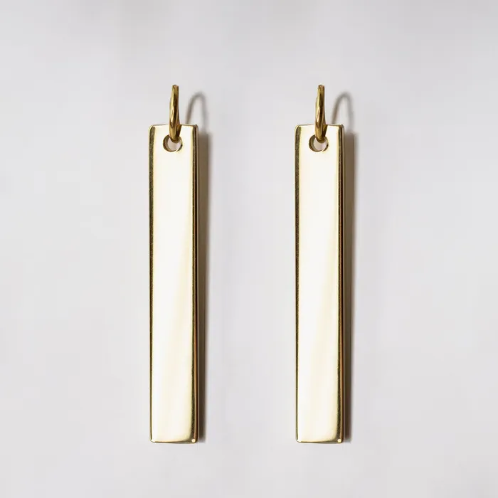 Extra Charm for Luca Engraved Vertical Name Bar Necklace Personalized AddOn Pendant Grayling Necklaces