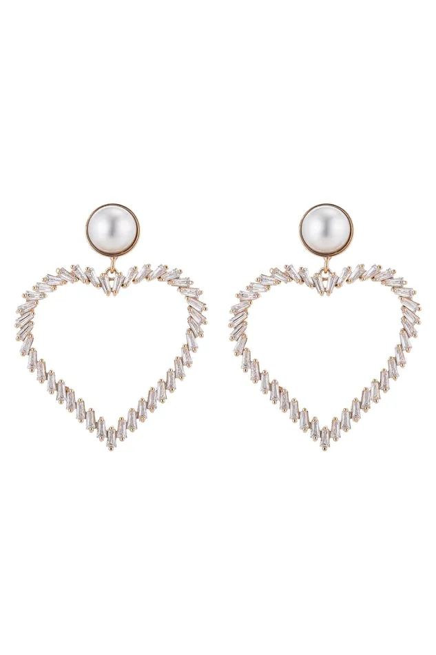 Eye Candy LA Earrings Hart Earrings