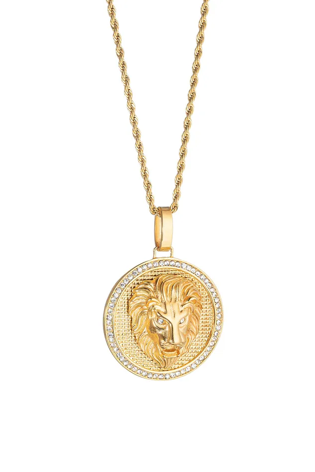 Eye Candy LA Necklaces Lion Head Necklace