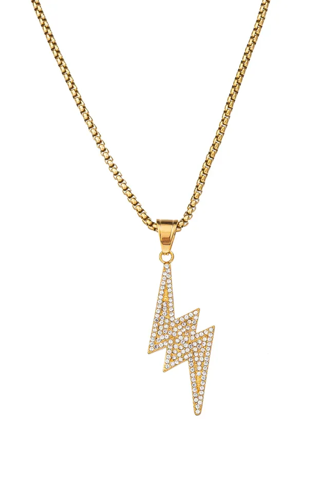 Eye Candy LA Necklaces Owen Bolt Necklace