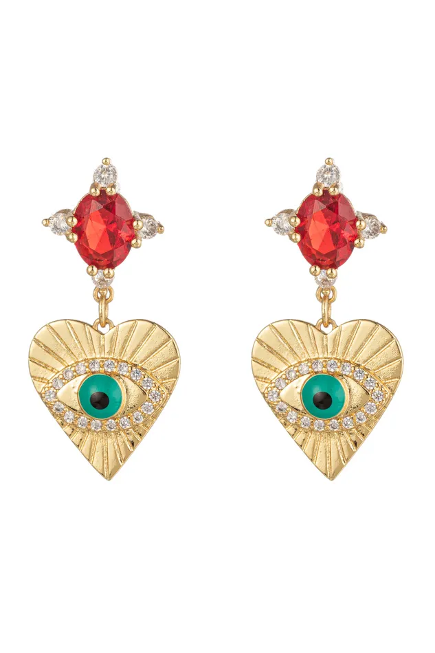 Eye Candy LA Willow Statement Earrings Earrings