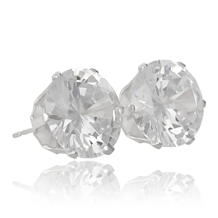 EZ2020 Round CZ Stud Earrings 3mm Teeda Earrings