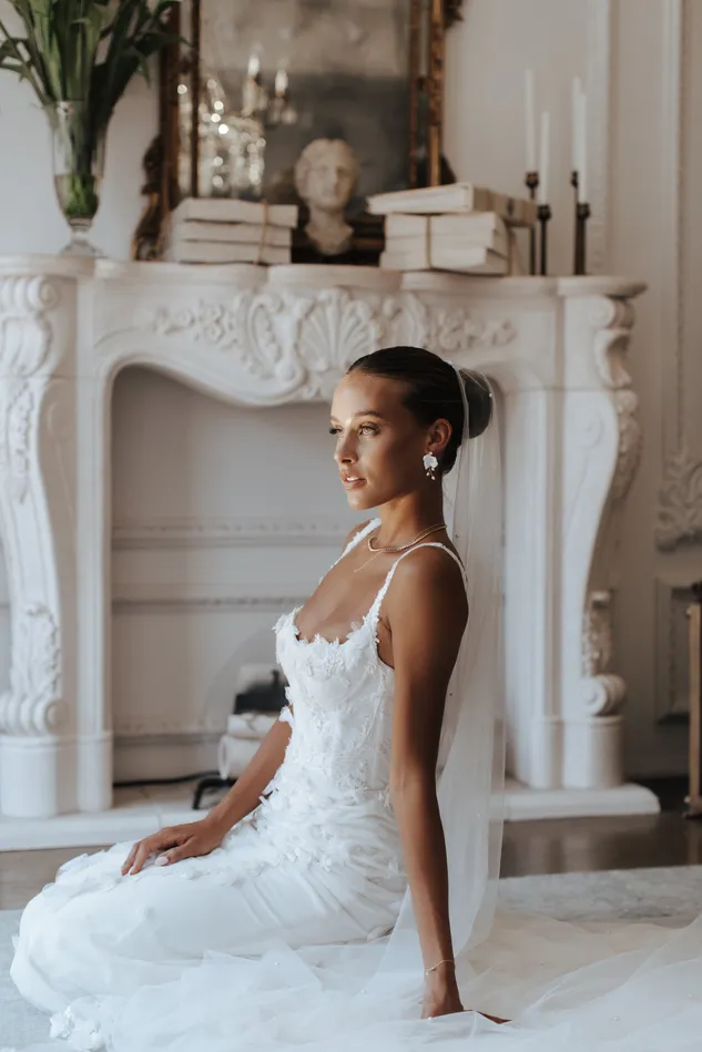 Flora Stud Jay Kay Braids and Bridal Earrings