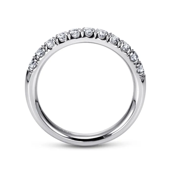 GABRIEL CO Rings Gabriel 14K White Gold 0476ctw Stackable Diamond Band GABRIEL CO Rings Gabriel 14K White Gold 0476ctw Stackable Diamond Band