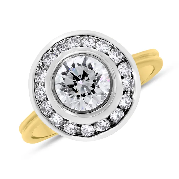 Generations Engagement Ring 106 Round FI1 EGLUSA Diamond in Gold Beauvince Rings Generations Engagement Ring 106 Round FI1 EGLUSA Diamond in Gold Beauvince Rings