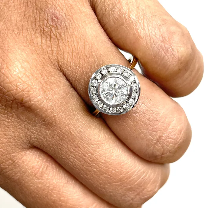 Generations Engagement Ring 106 Round FI1 EGLUSA Diamond in Gold Beauvince Rings