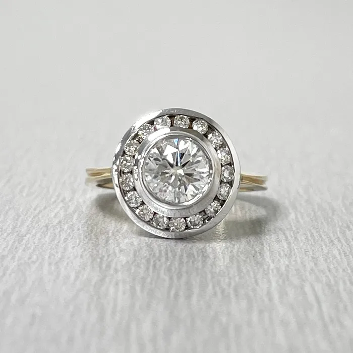 Generations Engagement Ring 106 Round FI1 EGLUSA Diamond in Gold Beauvince Rings