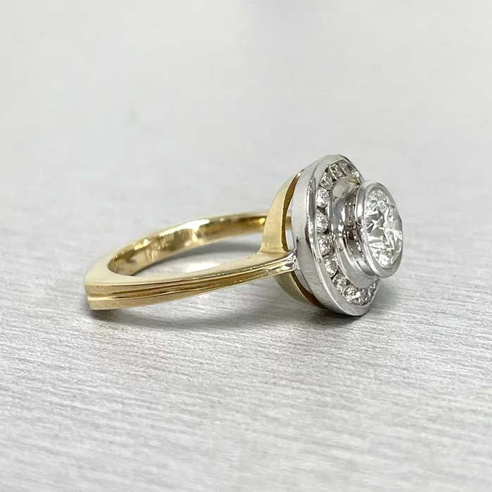 Generations Engagement Ring 106 Round FI1 EGLUSA Diamond in Gold Beauvince Rings
