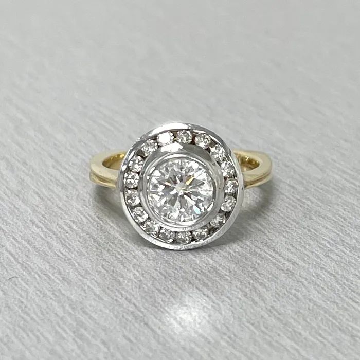 Generations Engagement Ring 106 Round FI1 EGLUSA Diamond in Gold Beauvince Rings