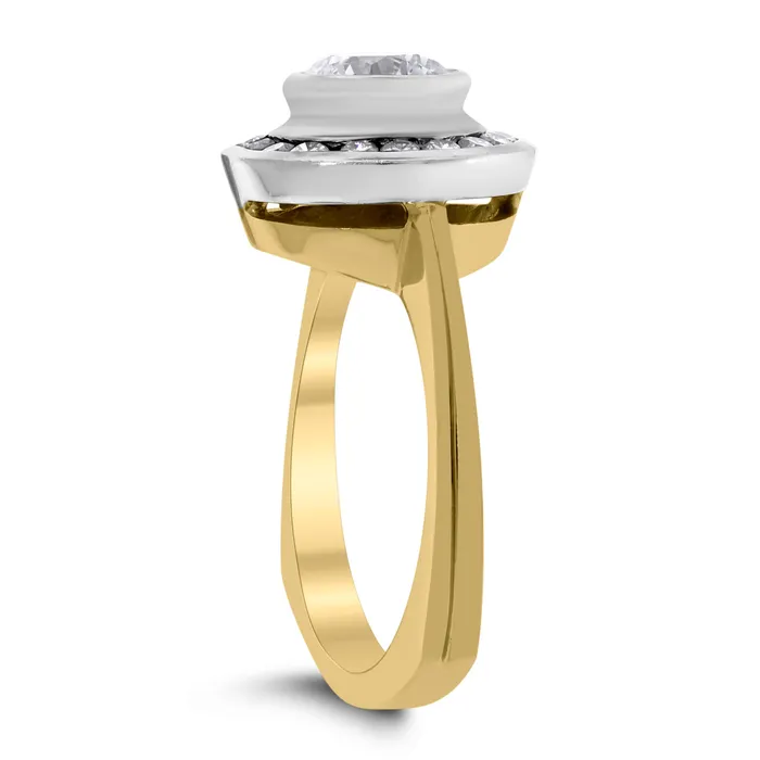 Generations Engagement Ring 106 Round FI1 EGLUSA Diamond in Gold Beauvince Rings