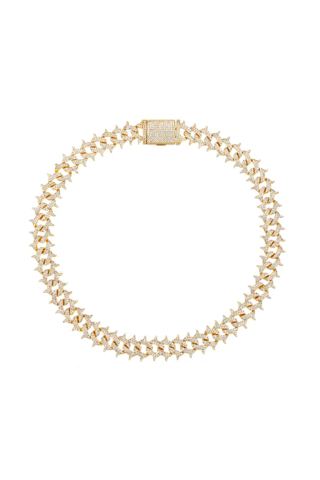 Gianna 18K Collar Necklace Eye Candy LA Necklaces
