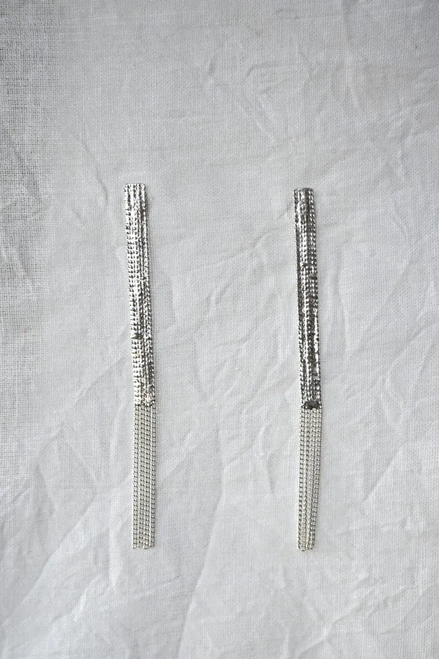 Hannah K Earrings Post Earrings Silver