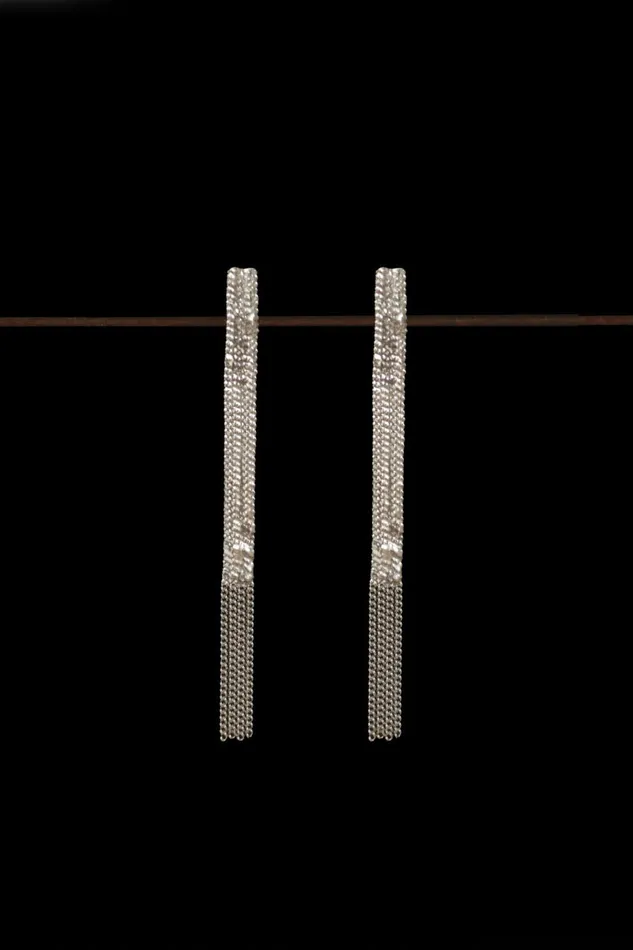 Hannah K Earrings Post Earrings Silver