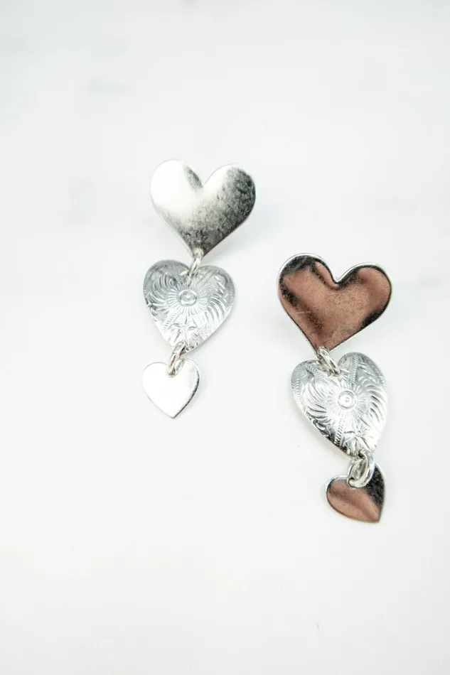 Hearty Earrings Elizabeth Cole Jewelry Earrings