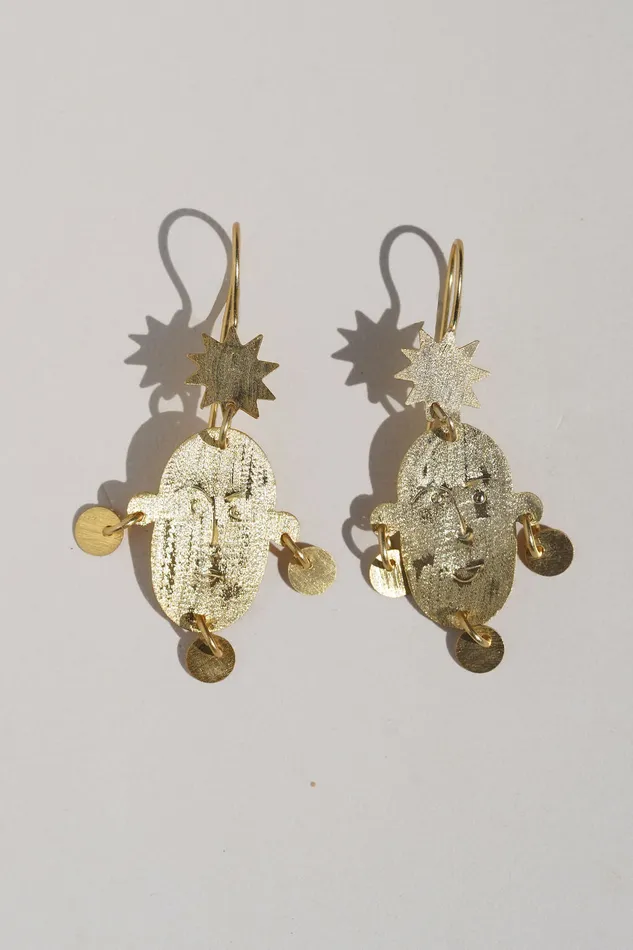Inuit Earrings Aprs Ski Earrings
