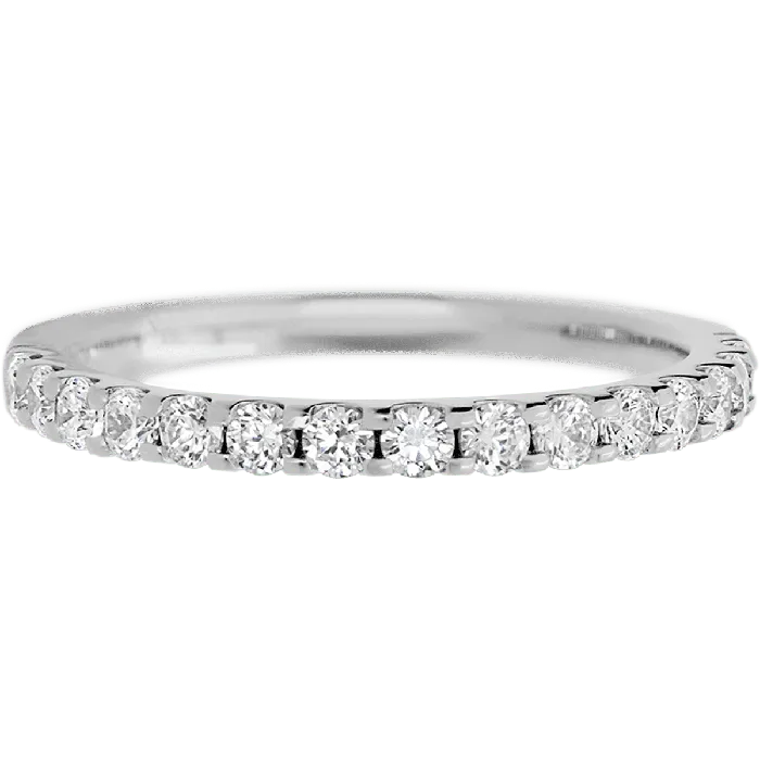 Lashbrook Rings 14K White Gold band with 15 Round Lab Grown Diamond ST having TCW45 Lashbrook Rings 14K White Gold band with 15 Round Lab Grown Diamond ST having TCW45