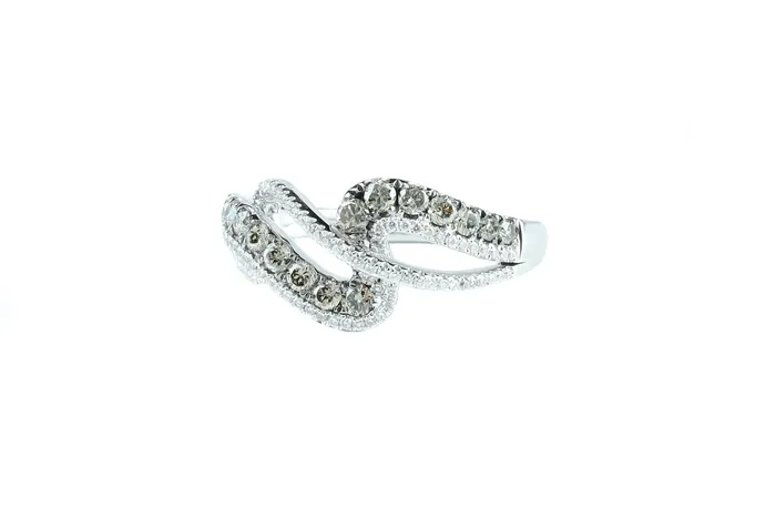 LeVian Rings LeVian Chocolate and Vanilla Diamond Ring 070 ctw