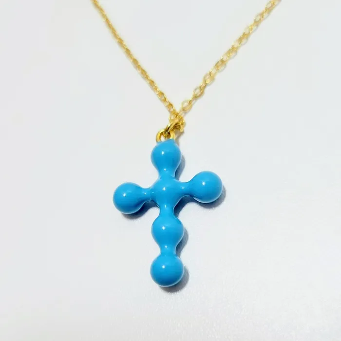Love Ko Jewelry HOLY GRAIL Necklace in Blue Necklaces