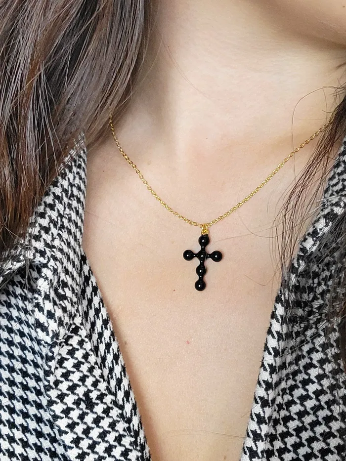 Love Ko Jewelry Necklaces HOLY GRAIL Necklace in Black