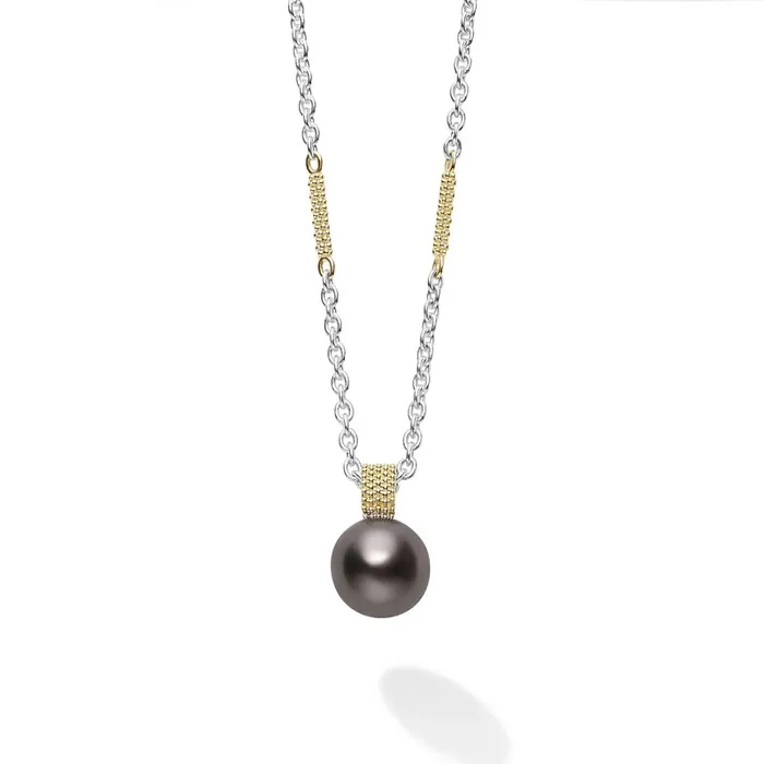 Luna Tahitian Black Pearl Pendant Necklace LAGOS Necklaces