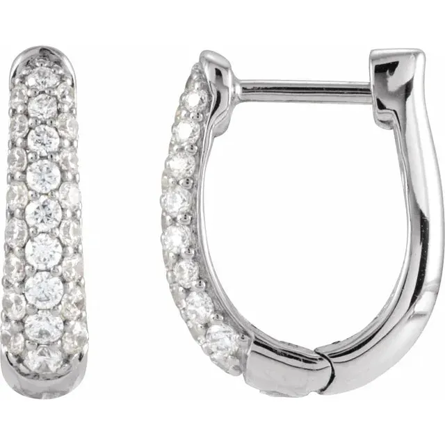 Natural Diamond Hinged Hoop Earrings 12 CTW Solid 14K Yellow White Rose Gold 302 Fine Jewelry Earrings Natural Diamond Hinged Hoop Earrings 12 CTW Solid 14K Yellow White Rose Gold 302 Fine Jewelry Earrings