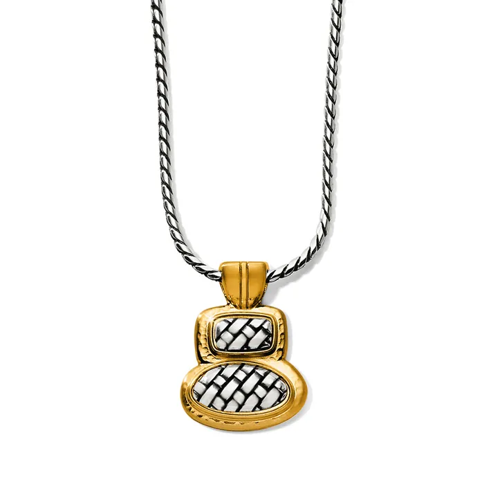 Necklaces Brighton Ferrara Artisan Two Tone Duo Necklace