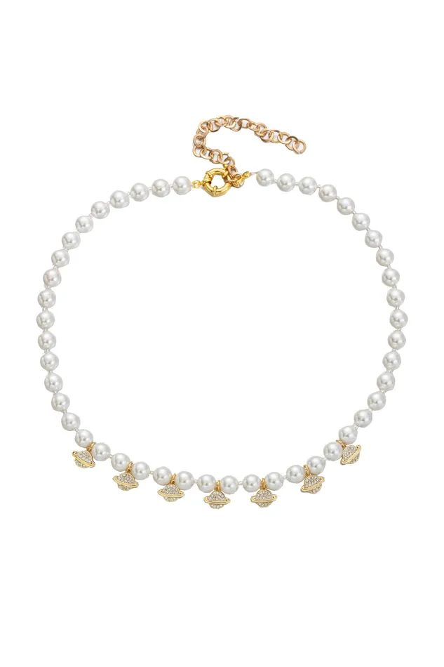 Necklaces Eye Candy LA Mini Mars Necklace