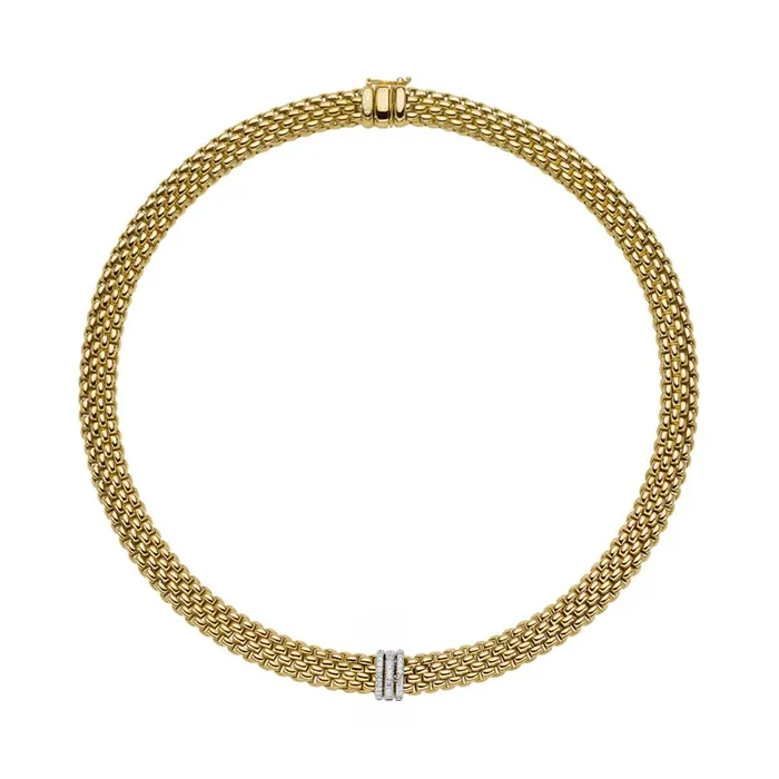 Necklaces FOPE USA Panorama Diamond Stations Necklace