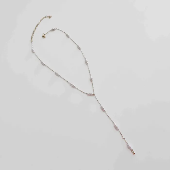 Necklaces Jewelry Pearly Satisfaction Y Drop Necklace Wholesale