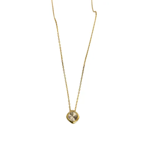 Necklaces pau jewelry Minimalist pave necklace