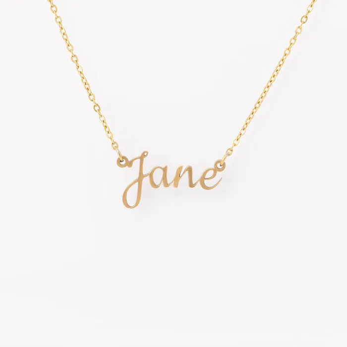 Necklaces teelaunch Script Custom Name Necklace