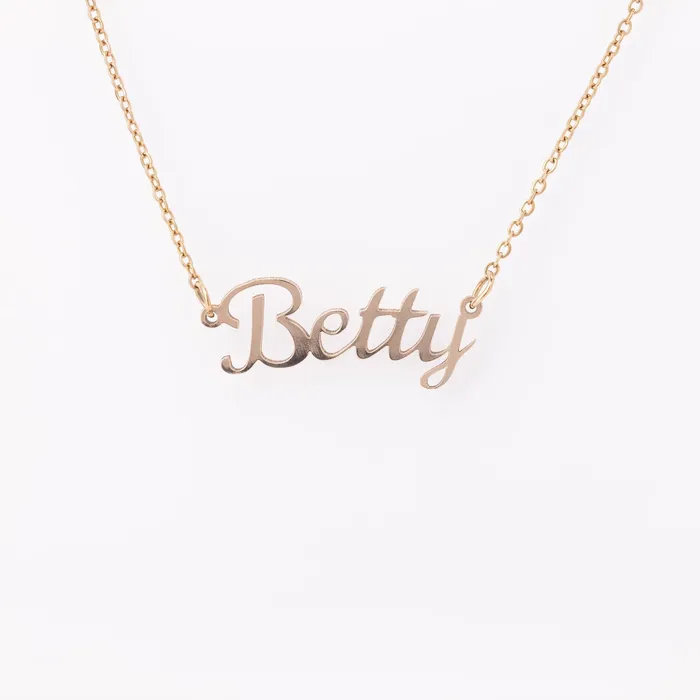 Necklaces teelaunch Script Custom Name Necklace