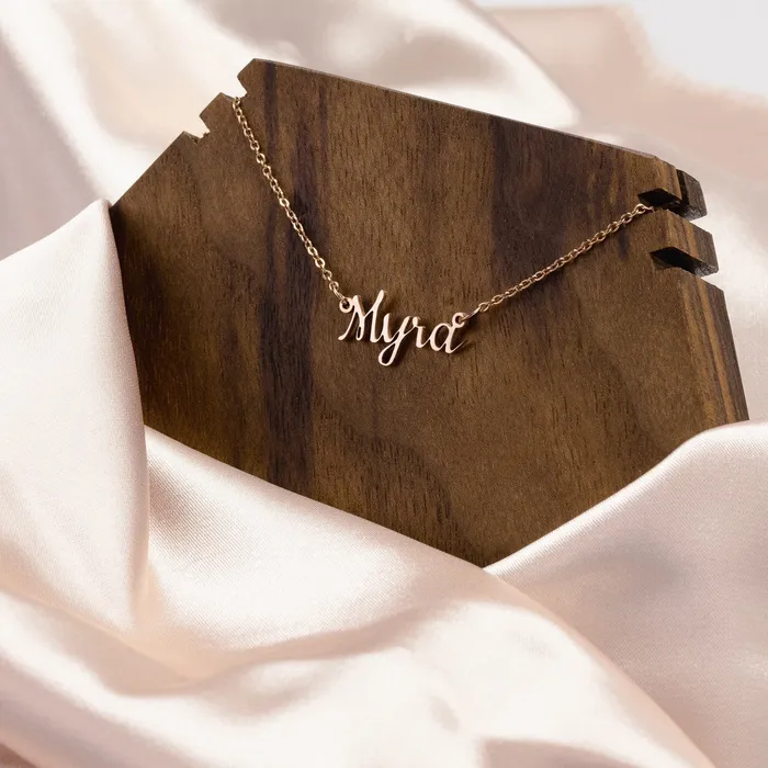 Necklaces teelaunch Script Custom Name Necklace