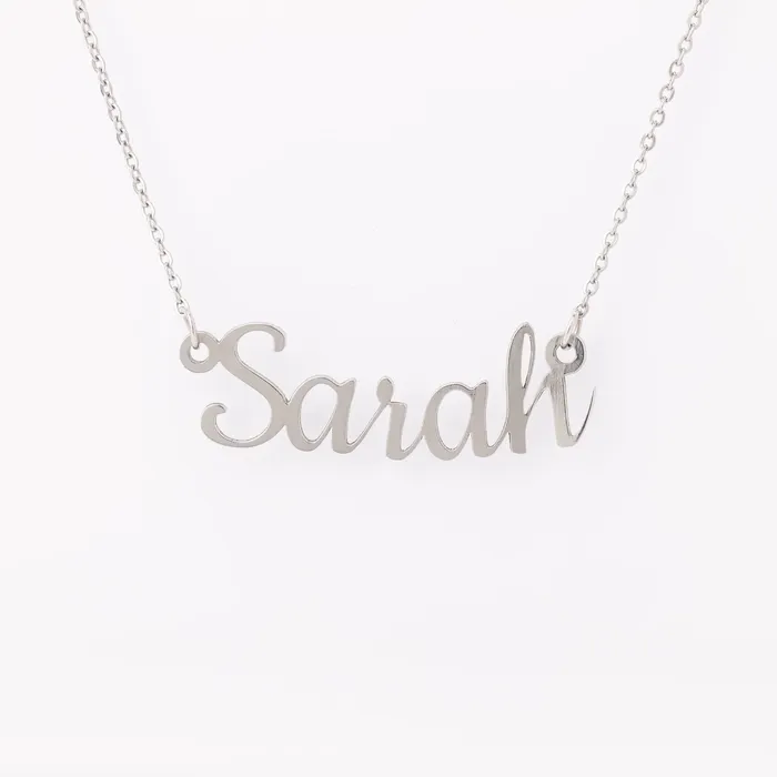 Necklaces teelaunch Script Custom Name Necklace