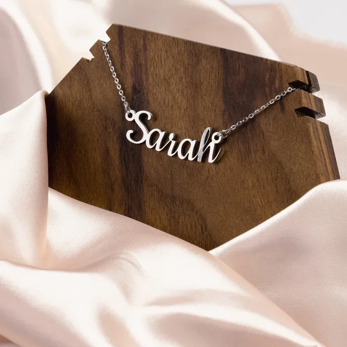 Necklaces teelaunch Script Custom Name Necklace
