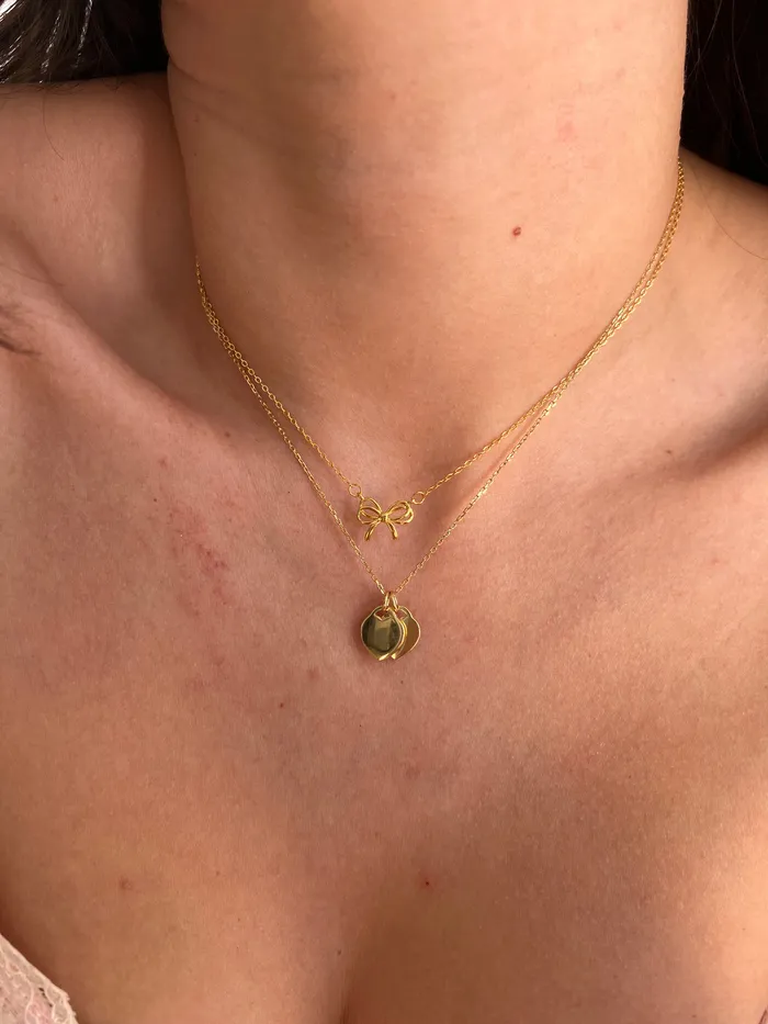 pau jewelry Necklaces Dainty bow necklace
