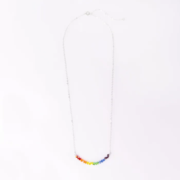 Rainbow Necklace Benefits LGBTQIA Causes Grayling Necklaces